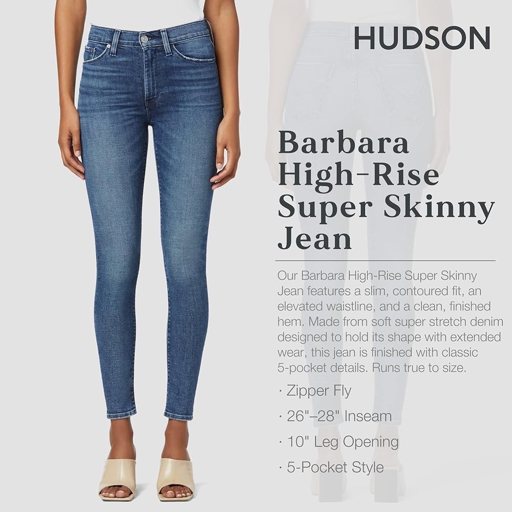 Hudson Jeans Women's Blue Skinny Jeans